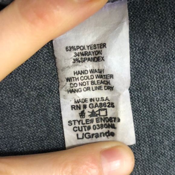 Open Coat w/ Ruffled Trim & 3/4 Loose & tapered sl - Picture 4 of 4